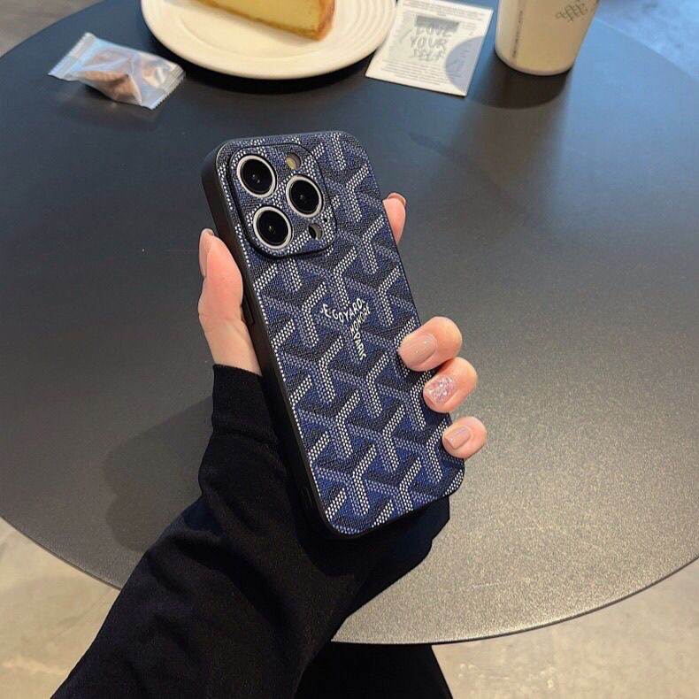 Classic GD iPhone Case With Lens Protection Blue-JDK251415