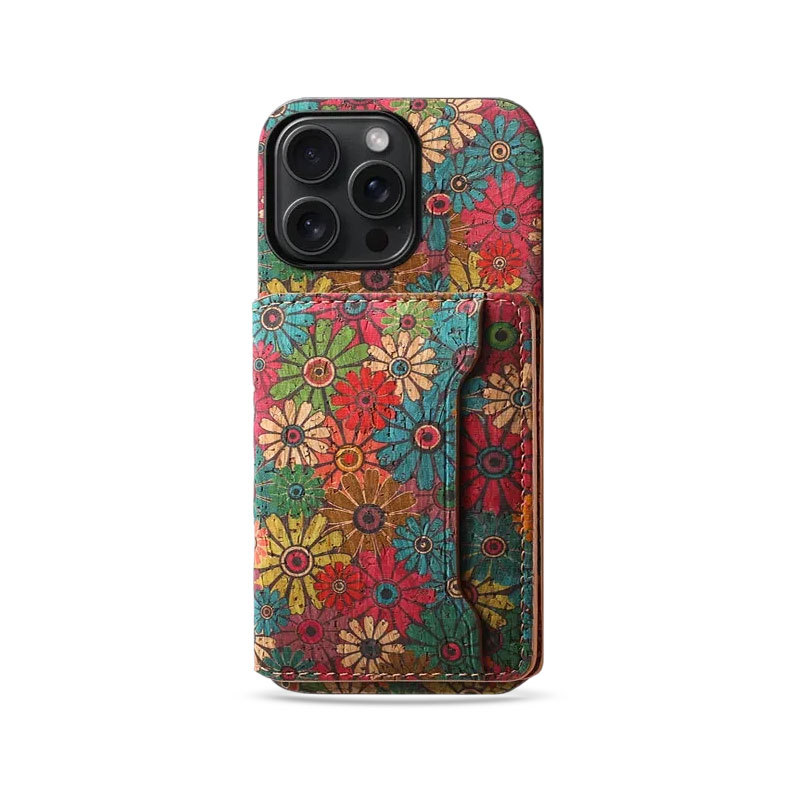 Leather Phone Case With Wallet For iPhone Brown-GGB241912-GTOCASE
