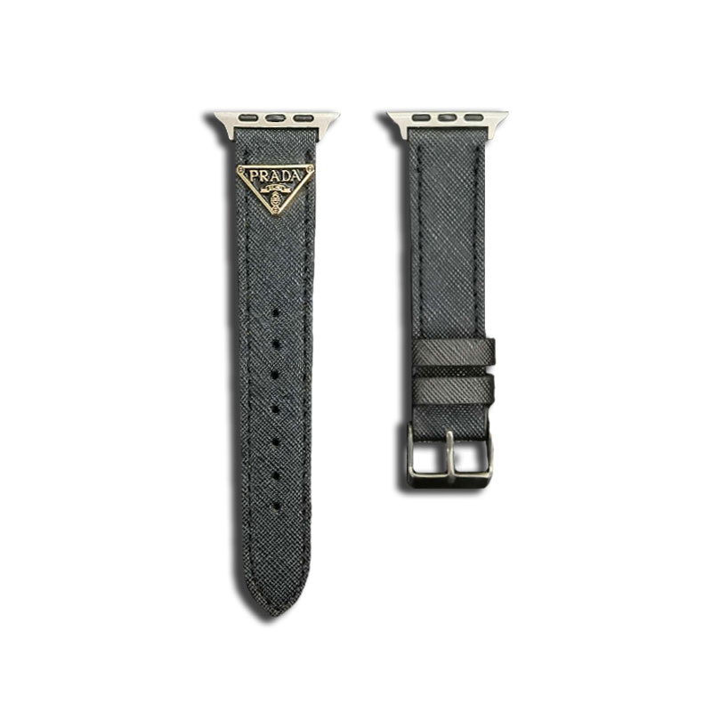 Luxury PR Apple Watch Leather Black-SZW241759-GTOCASE