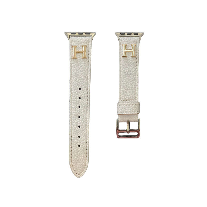 Luxury H Apple Watch Band Black-ZP240509-GTOCASE