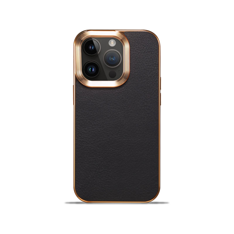  leather Phone Case For iPhone Black-DDM241725-GTOCASE