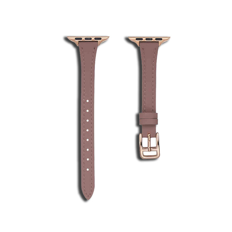 Classic Leather Women Strap for Apple Watch Purple-NSK241806-GTOCASE