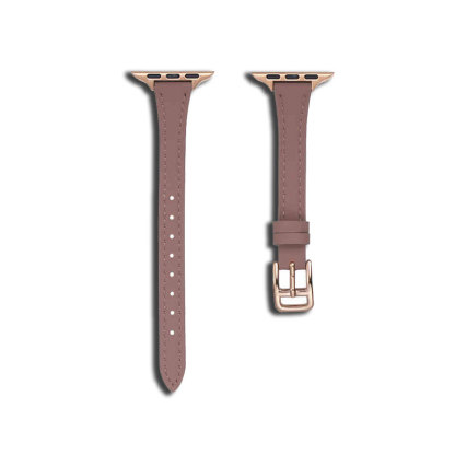 Classic Leather Women Strap for Apple Watch Purple-NSK241806-GTOCASE