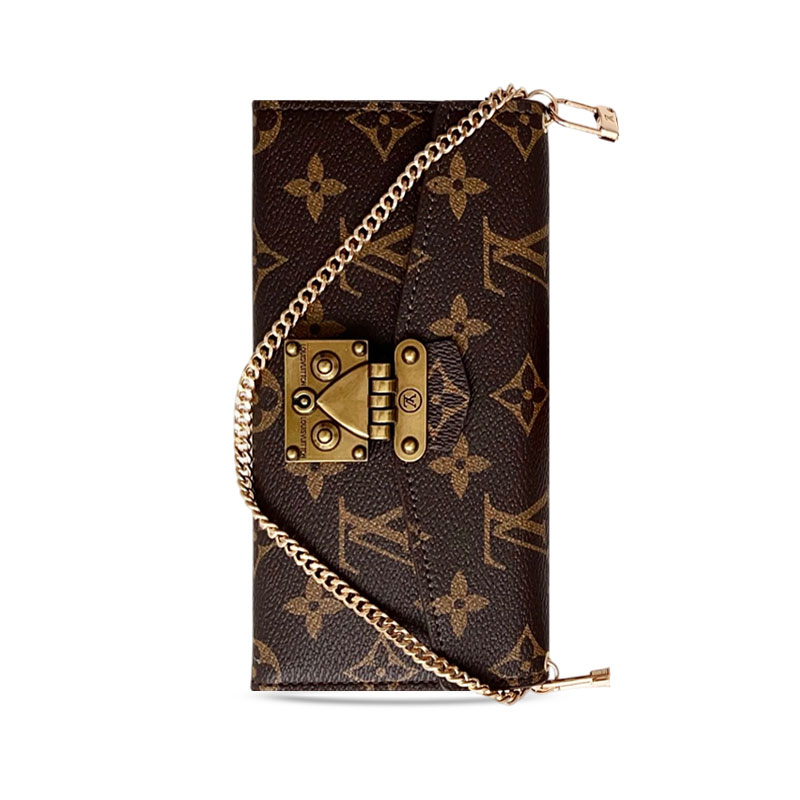 Monogram iPhone Case With Wallet And Strap-CLK250801