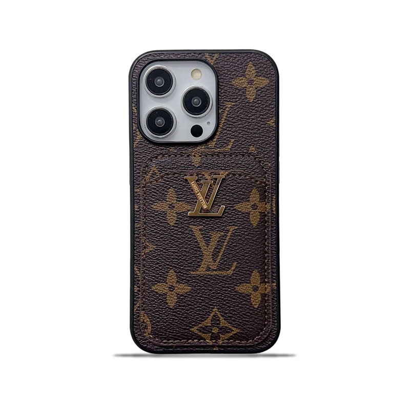 Classic KK iPhone Case With Card Holder -Big printing-KKD240313-GTOCASE
