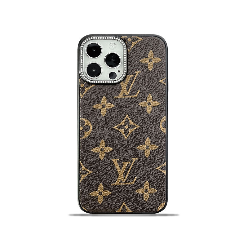Leather Monogram iPhone Case-LHZ231213-GTOCASE