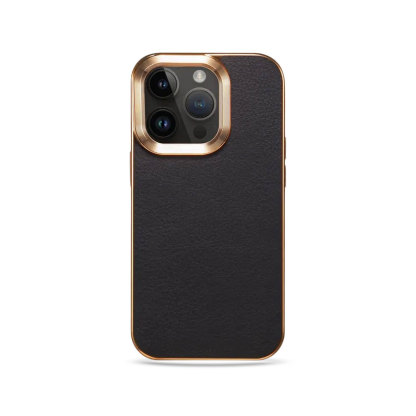  leather Phone Case For iPhone Black-DDM241725-GTOCASE