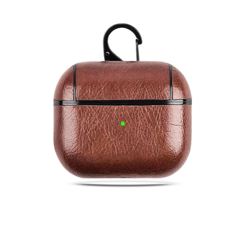 Leather Case For AirPods 3rd Generation Brown-ZP240703-GTOCASE
