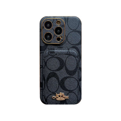 CH  iPhone Case With Card Holder  Coffe  -KB241651-GTOCASE
