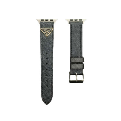 Luxury PR Apple Watch Leather Black-SZW241759-GTOCASE