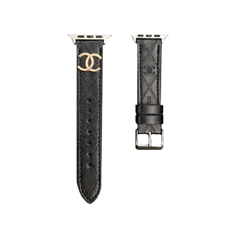 Luxury CC Apple Watch Band Red-YHK2405059-GTOCASE