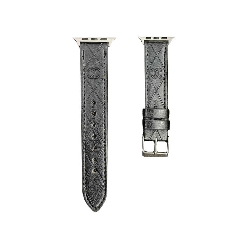 Leather CC Apple Watch Band Black-MLG24422-GTOCASE