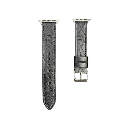 Leather CC Apple Watch Band Black-MLG24422-GTOCASE
