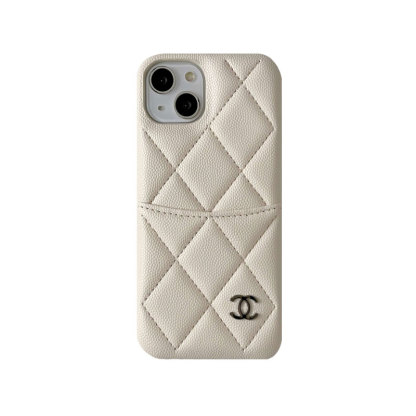 Leather CC iPhone Case With Crad Holder Black -PZB240603-GTOCASE