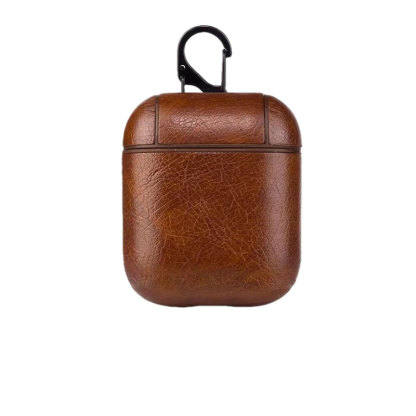  Leather Case For AirPods Pro Brown-ZP240703-GTOCASE