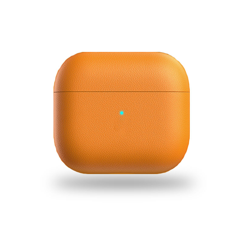 Leather Case For AirPods 3 Orange-CSK241104-GTOCASE