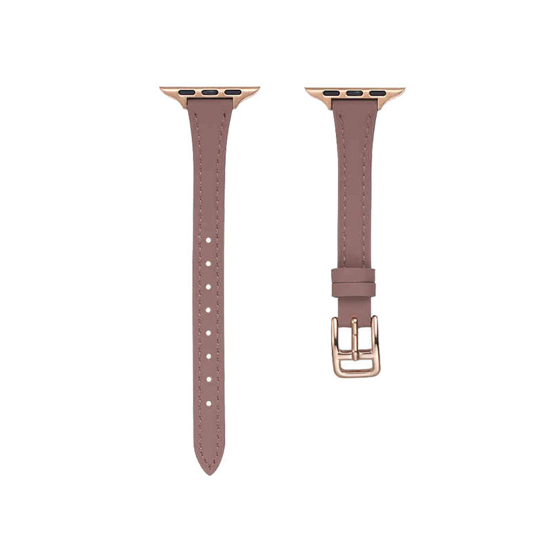 Classic Leather Women Strap for Apple Watch Purple-NSK241806-GTOCASE