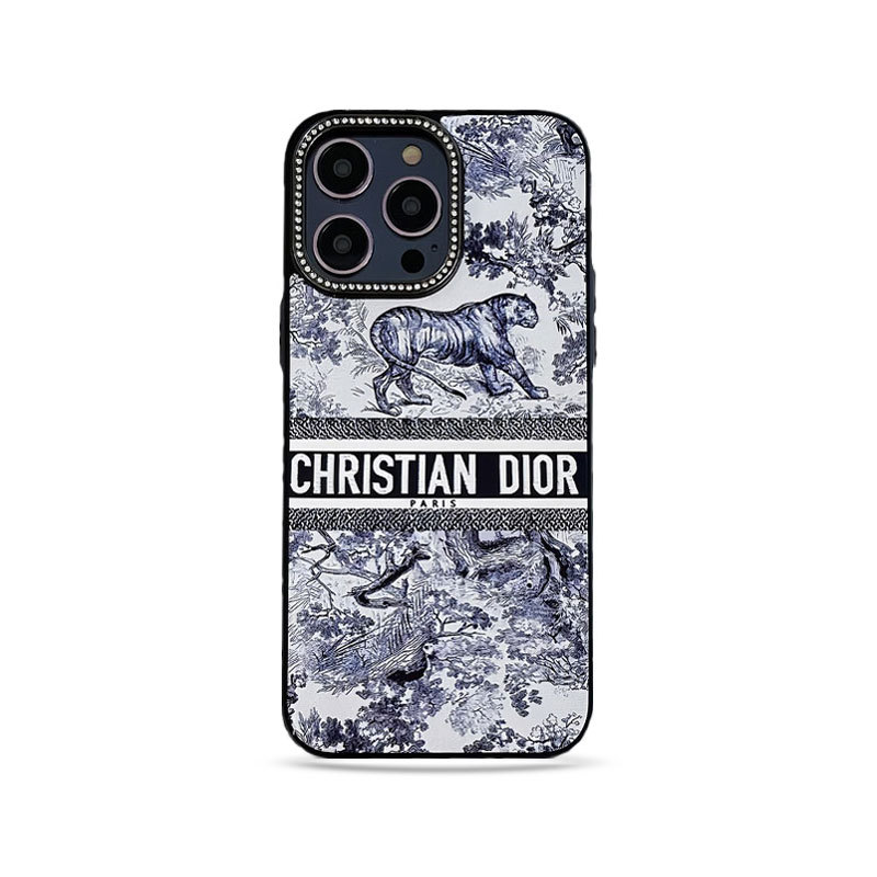 Leather CD iPhone Case-LH231227-GTOCASE