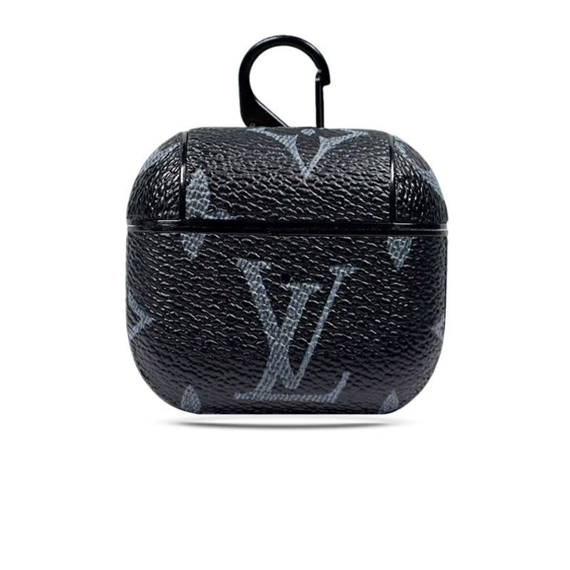 Luxury Leather AirPods 3rd Generation Cases Black Ptinting-JDK240420-GTOCASE