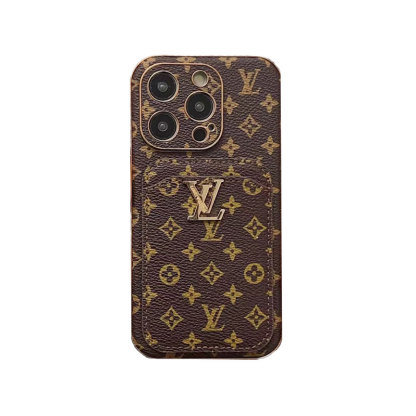 Classic Monogram iPhone Case With Card Holder -Black printing-CHD231124-GTOCASE