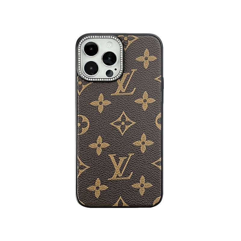 Leather Monogram iPhone Case-LHZ231213-GTOCASE