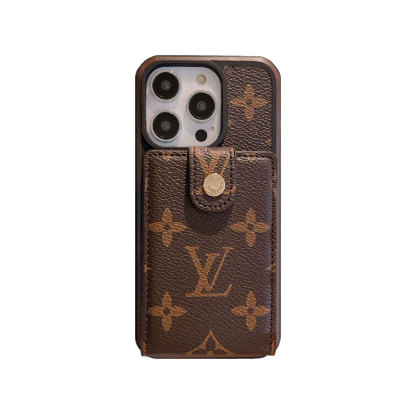 Monogram iPhone Case With Purse Brown -SW240329-GTOCASE