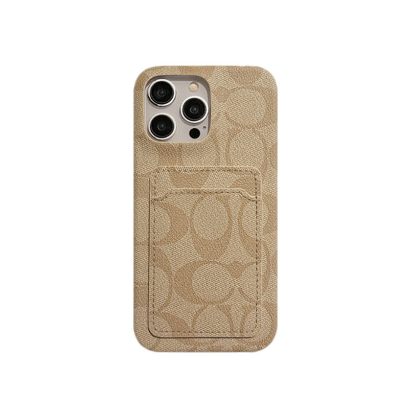 Classic CH iPhone Case With Card Holder White -JQB240330-GTOCASE