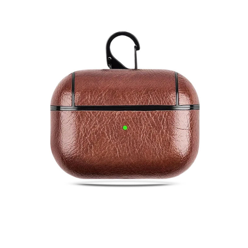 Leather Case For AirPods Pro Brown-ZP240703-GTOCASE