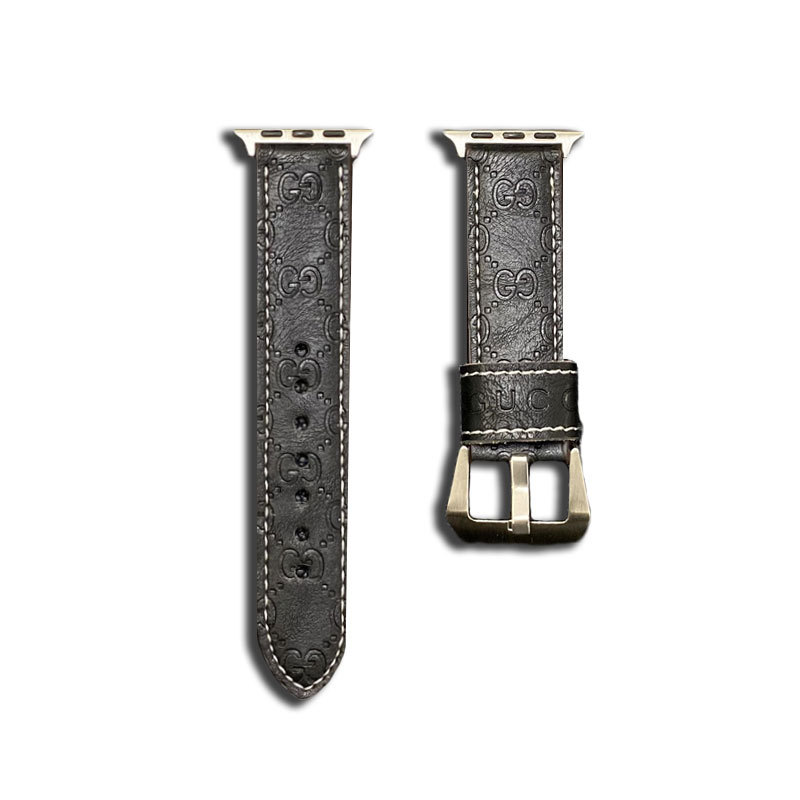GG Apple Watch Band Leather Black-SW24422-GTOCASE
