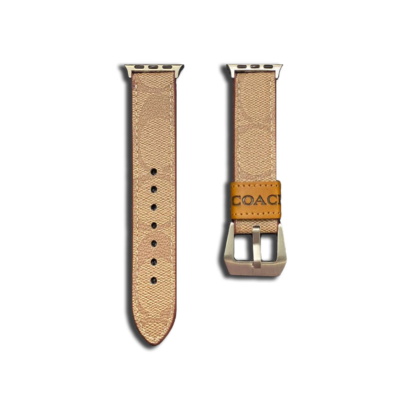 Leather C  Apple Watch Band Light Brown-YHK244221710-GTOCASE