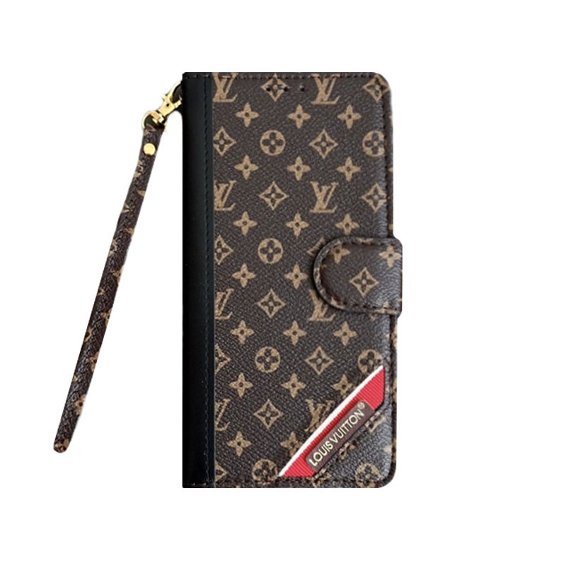 Monogram iPhone Case With Wallet Leather Flip Case with Card Holders-PTK240513-GTOCASE