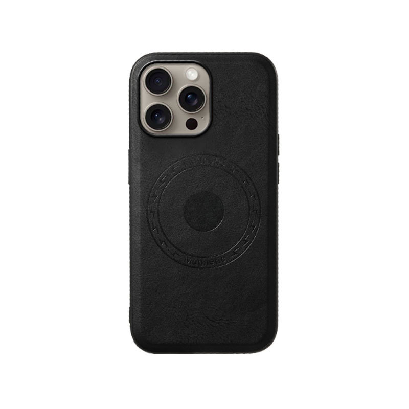Leather Phone Case For iPhone Brown (Compatible With Magsafe)-CXK241852-GTOCASE