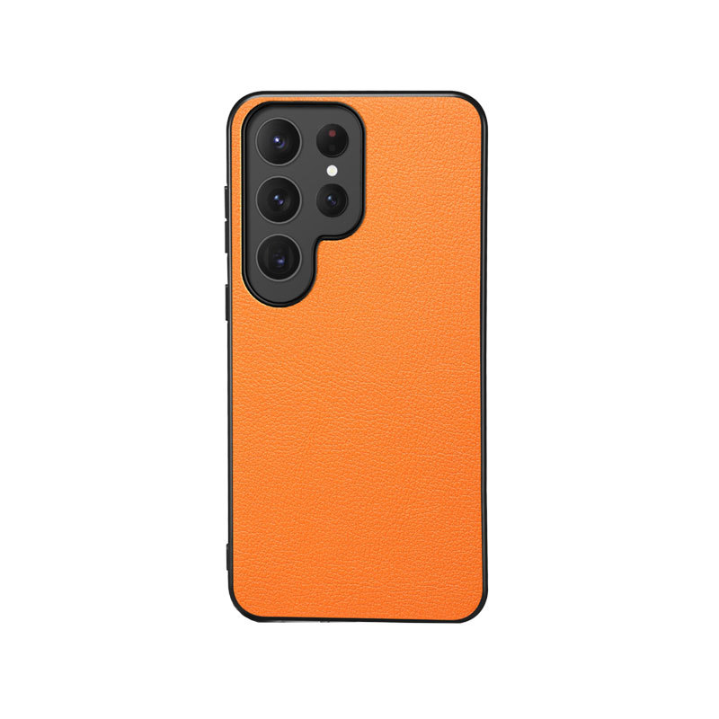 Leather Phone Case For Samsung Black-DSK241705-GTOCASE