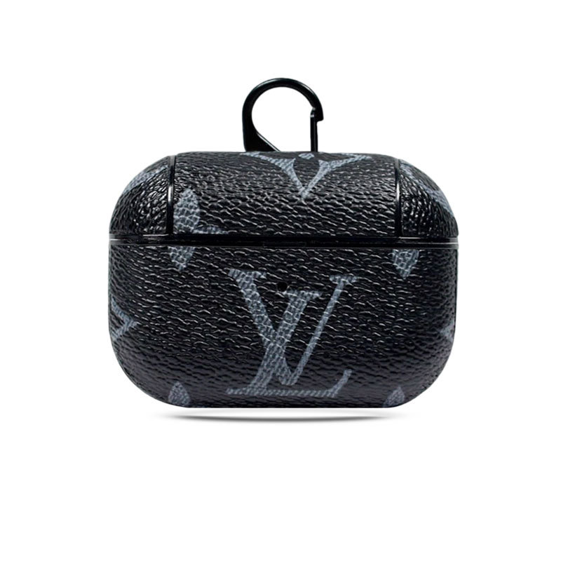 Luxury Leather AirPods Pro Cases Black Ptinting-JDK240420-GTOCASE