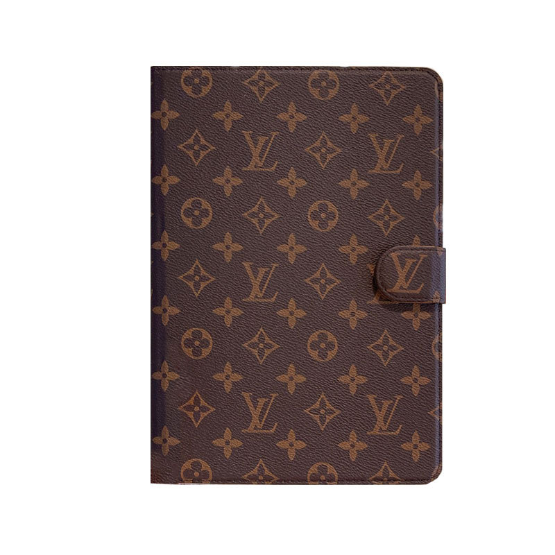 Leather Monogram iPad Case Big Printing -IPA251459-GTOCASE