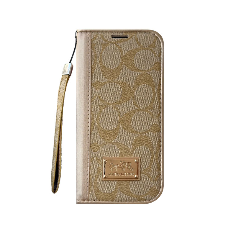 Leather Fold CH iPhone Case With Wallet And Strap-ZDK002