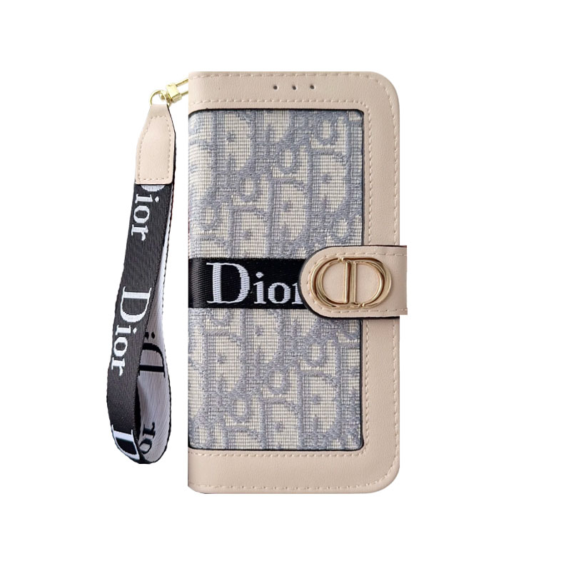 CD iPhone Case With Card Holder And Wrist Strap-CXW251104