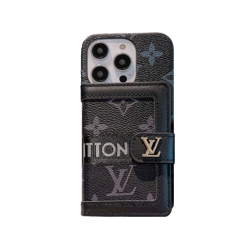 Monogram iPhone Case With Wallet And Crossbody Strap Brown -QB240329-GTOCASE
