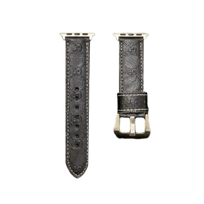 GG Apple Watch Band Leather Black-SW24422-GTOCASE