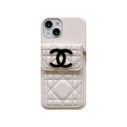 CC iPhone Case With Wallet And Strap Pink -GS241602-GTOCASE