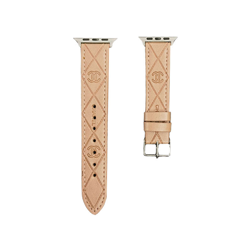 Leather CC Apple Watch Band Black-MLG24422-GTOCASE