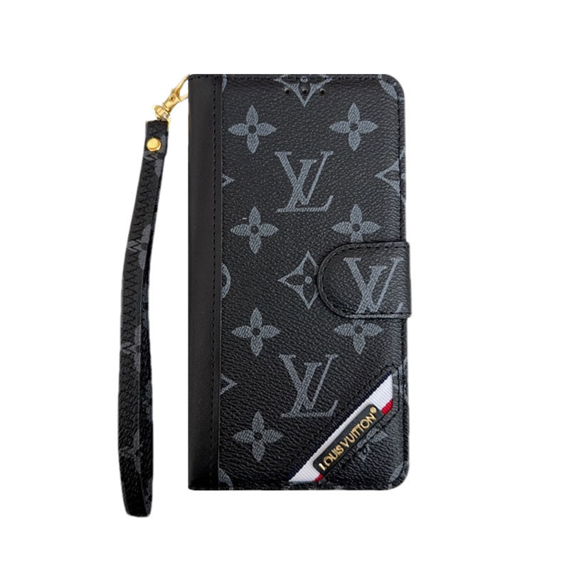 Monogram iPhone Case With Wallet Leather Flip Case with Card Holders-PTK240513-GTOCASE