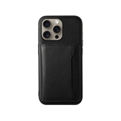  Leather Phone Case With Card Holder For iPhone Brown (Compatible With Magsafe）-MMK241650-GTOCASE