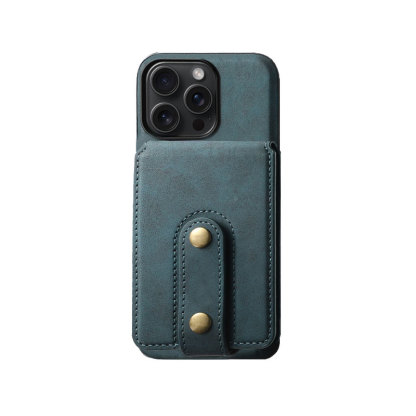 Classic Leather Phone Case With Purse For iPhone Black (Compatible With Magsafe)-CXB241102-GTOCASE