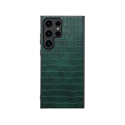 Alligator Print Leather Phone Case For Samsung Black-EYS241104-GTOCASE