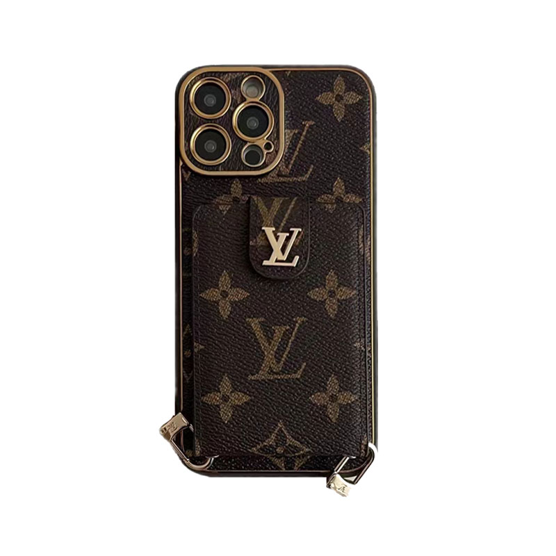  Monogram iPhone Case With Card Wallet And Strap -Big printing-ZQB231228-GTOCASE
