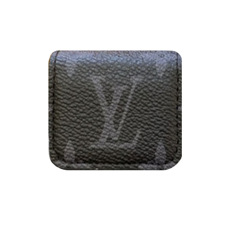 Leather Monogram AirPods Cases Big Printing-PEJ250515-GTOCASE