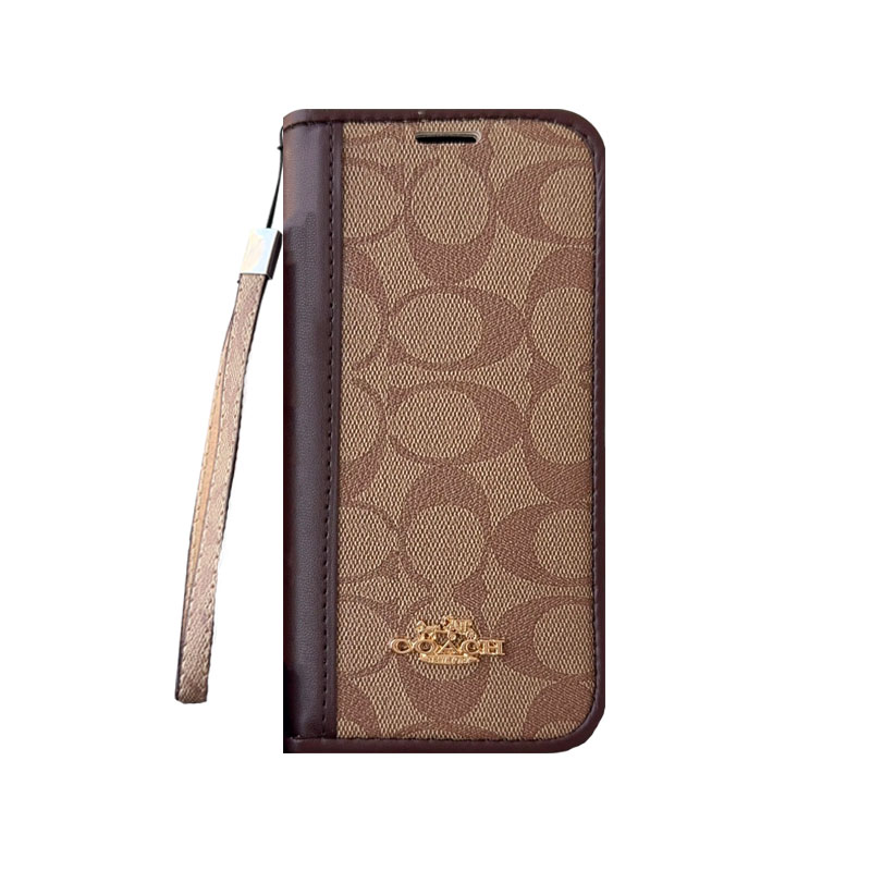 Classic Leather CH iPhone Case With Fold Wallet And Strap-LBPL005