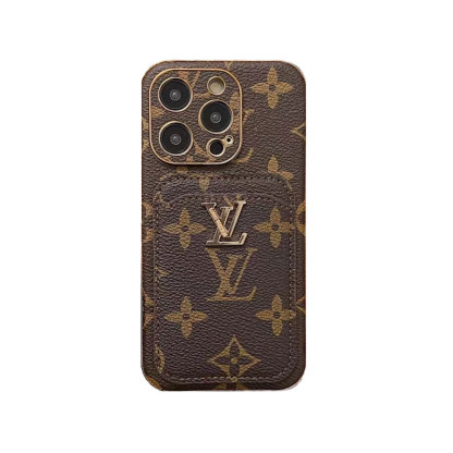 Classic Monogram iPhone Case With Card Holder -Black printing-CHD231124-GTOCASE