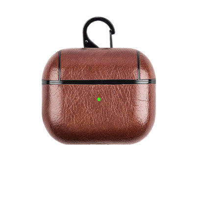  Leather Case For AirPods Pro Brown-ZP240703-GTOCASE
